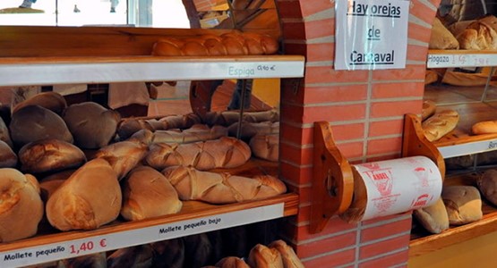 Slider panes en panadería